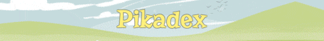 Pikadex - Pixelmon Server minecraft server banner